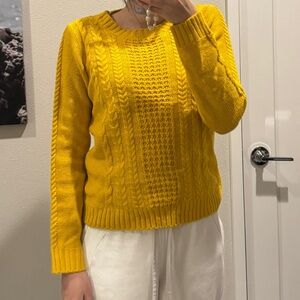 Yellow sweater